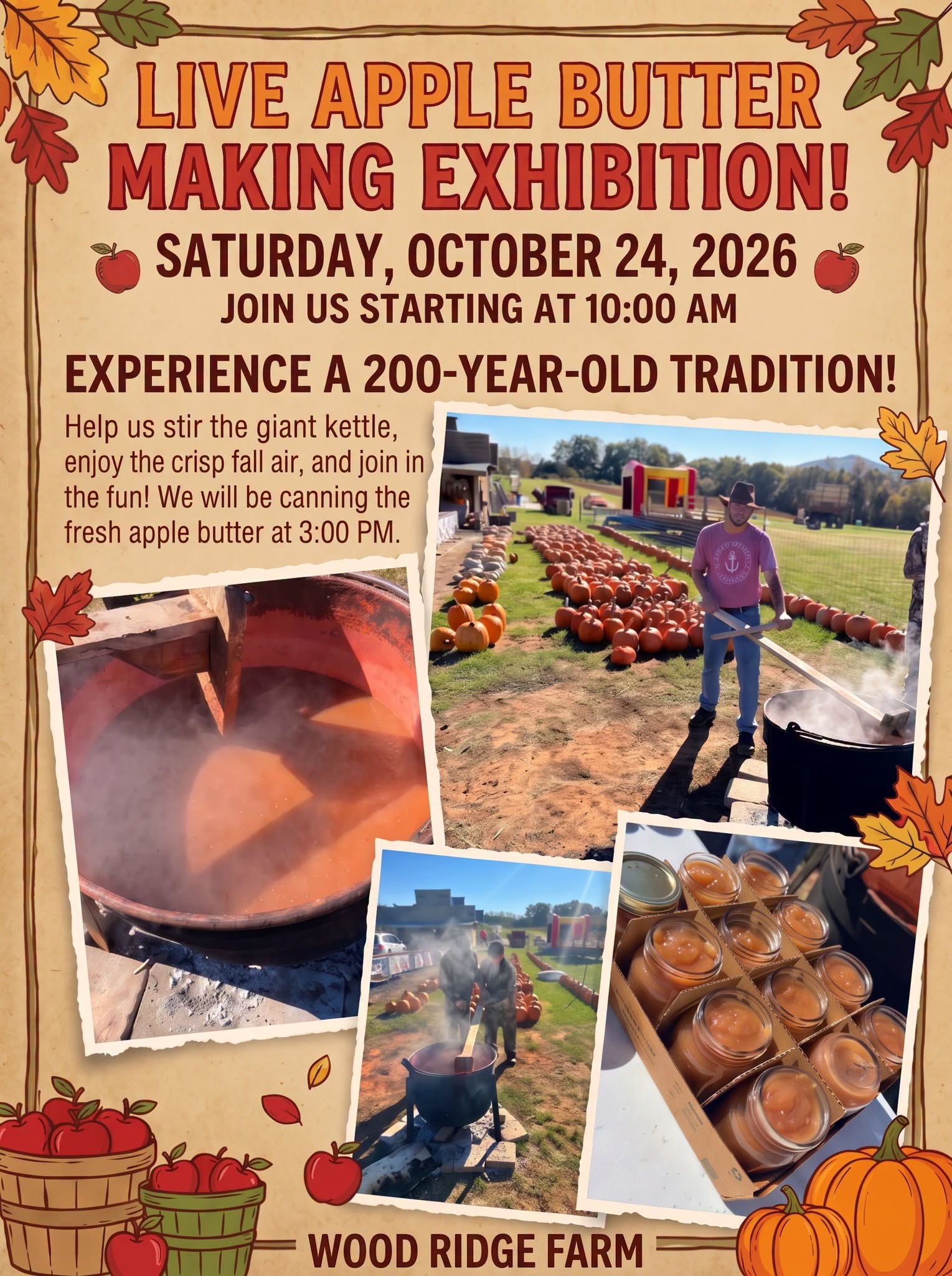 Live Apple Butter Making Exhibition